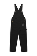 Canvas Overalls Grit With Faith canvas overalls in black  workwear style