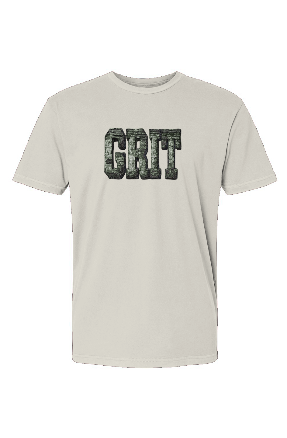 Grit With Faith GRIT chest logo t-shirt with rugged distressed design
